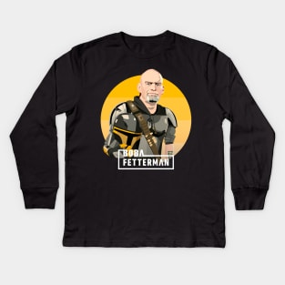 Boba Fetterman John Fetterman Kids Long Sleeve T-Shirt